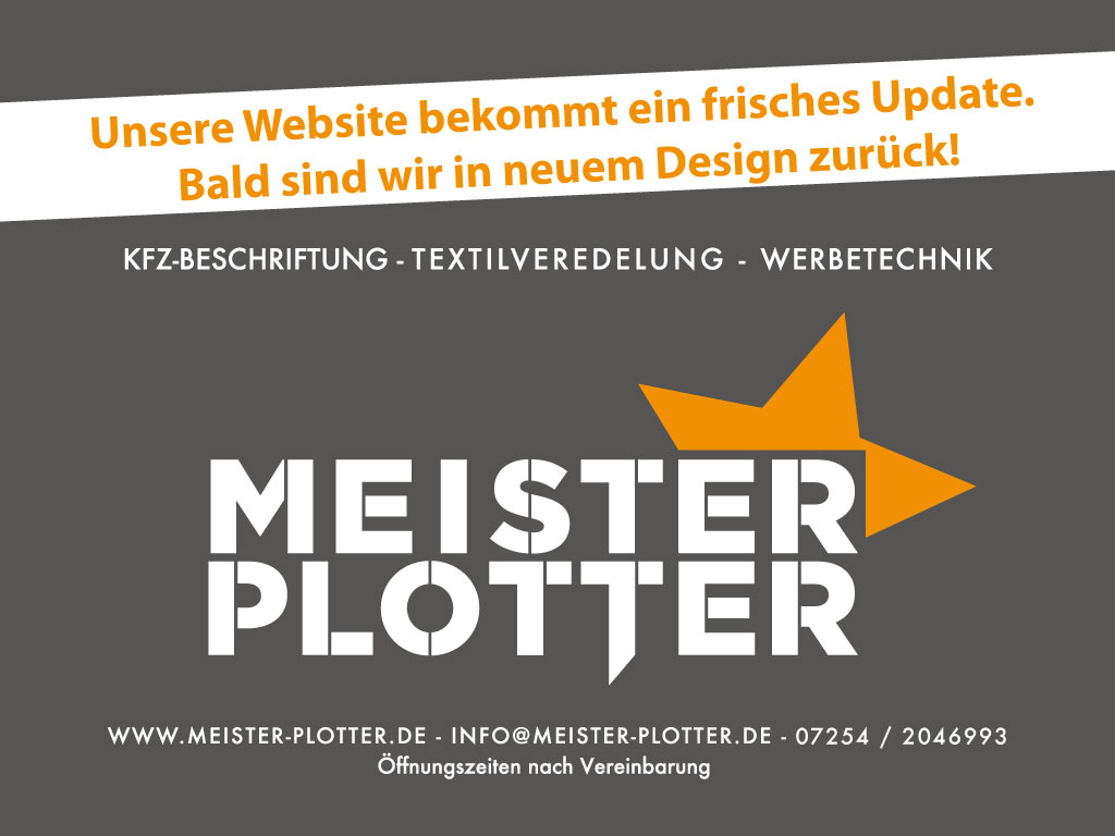 Unsere Website bekommt ein frisches Update – bald sind wir in neuem Design zurück!